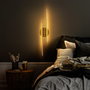 Opviq Lámpara de pared Dorada con LED Integral
